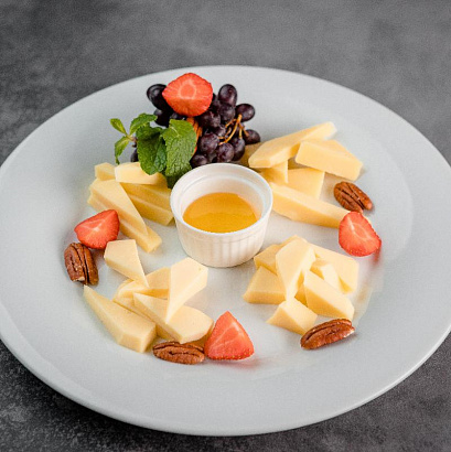 Assorted Swiss cheese platter